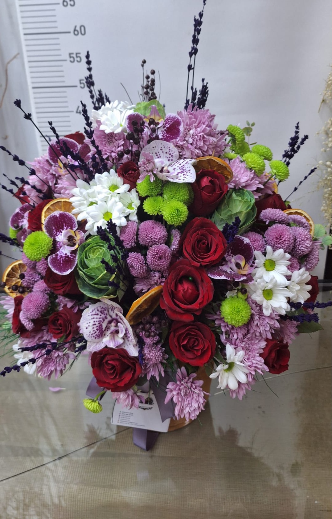 Renkli  Orkide Ve Gül Serisi